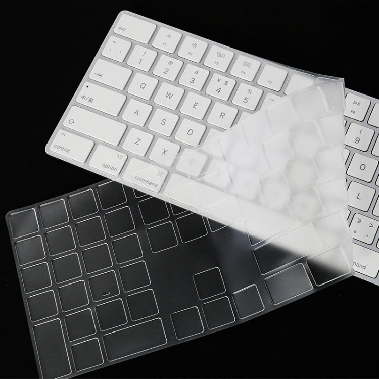 T17606 Film protecteur transparent en TPU Nano pour clavier d'ordinateur, long, pour clavier magique iMac 2017 (avec pavé numérique)