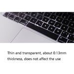Film protecteur transparent en TPU de 0,13 mm pour clavier d'ordinateur portable, pour MacBook Air 13,3 pouces A1369 & A1466, pour MacBook Pro 13,3 pouces A1706 & A1989 & A2159 (avec Touch Bar), pour MacBook Pro 15,4 pouces A1707 & A1990 (avec Touch Bar)