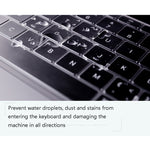 Film protecteur transparent en TPU de 0,13 mm pour clavier d'ordinateur portable, pour MacBook Air 13,3 pouces A1369 & A1466, pour MacBook Pro 13,3 pouces A1706 & A1989 & A2159 (avec Touch Bar), pour MacBook Pro 15,4 pouces A1707 & A1990 (avec Touch Bar)