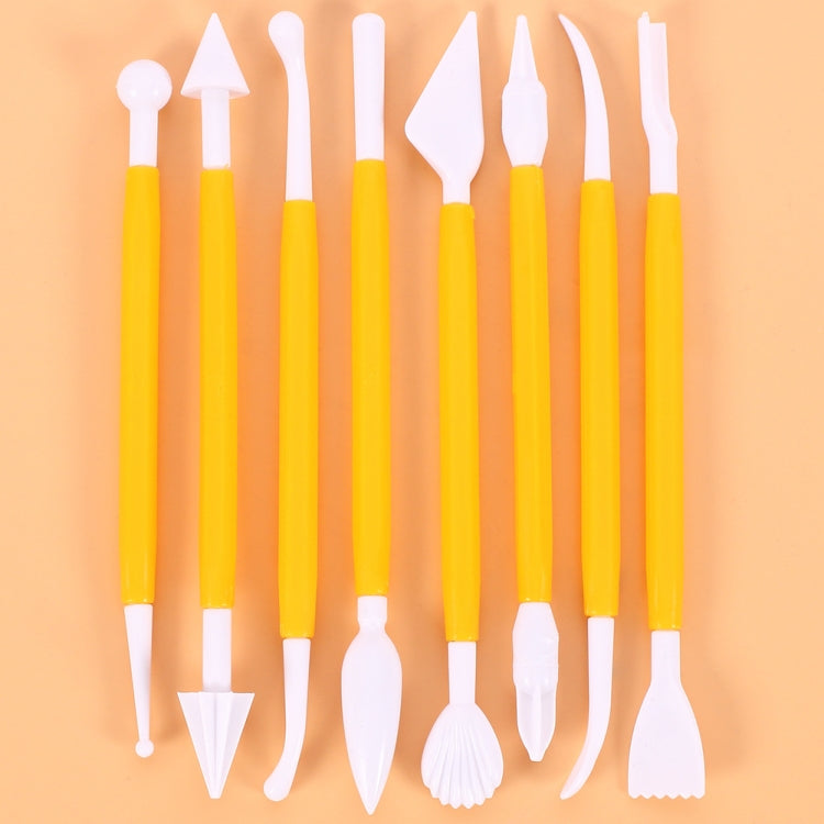2 ensembles de stylos de sculpture pour gâteaux en fondant, outils de découpe 01030 Violet (emballage sac OPP), 01071 Jaune (emballage sac OPP), 01018 Rouge (emballage sac OPP), 02023 Bleu (emballage sac OPP), 02030 Rose (emballage sac OPP)
