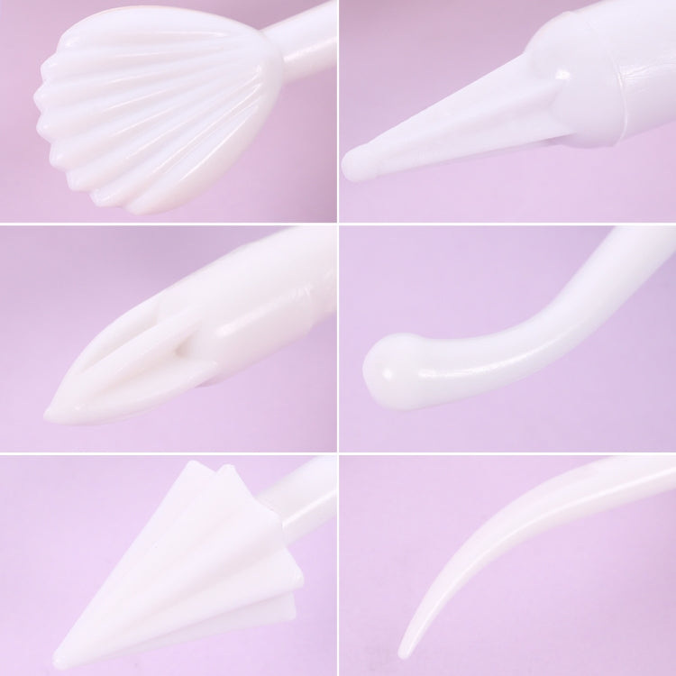 2 ensembles de stylos de sculpture pour gâteaux en fondant, outils de découpe 01030 Violet (emballage sac OPP), 01071 Jaune (emballage sac OPP), 01018 Rouge (emballage sac OPP), 02023 Bleu (emballage sac OPP), 02030 Rose (emballage sac OPP)