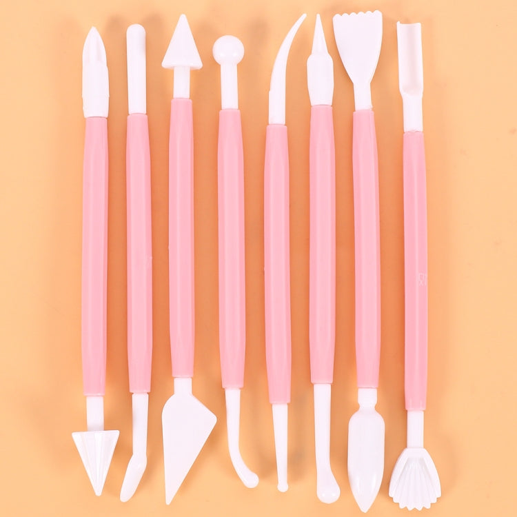 2 ensembles de stylos de sculpture pour gâteaux en fondant, outils de découpe 01030 Violet (emballage sac OPP), 01071 Jaune (emballage sac OPP), 01018 Rouge (emballage sac OPP), 02023 Bleu (emballage sac OPP), 02030 Rose (emballage sac OPP)