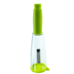 Couteau à éplucher de type rangement avec boîte de rangement, éplucheur multifonctionnel de fruits domestique, 4 pièces