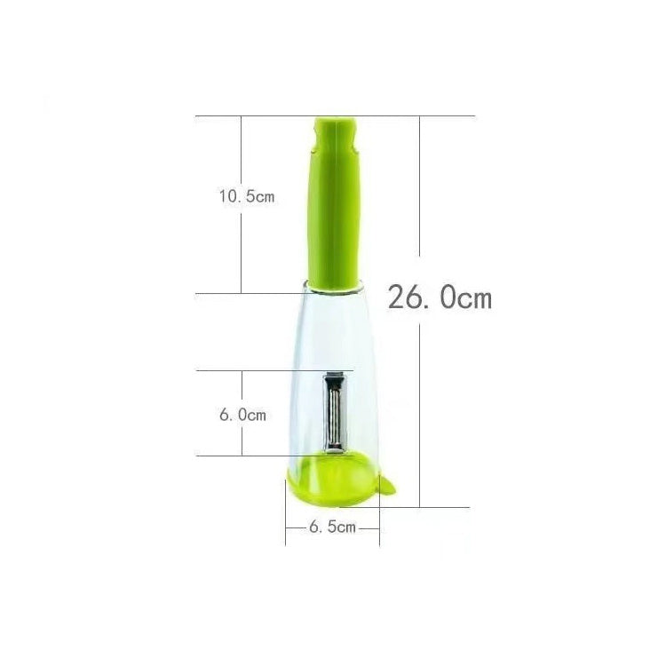 Couteau à éplucher de type rangement avec boîte de rangement, éplucheur multifonctionnel de fruits domestique, 4 pièces