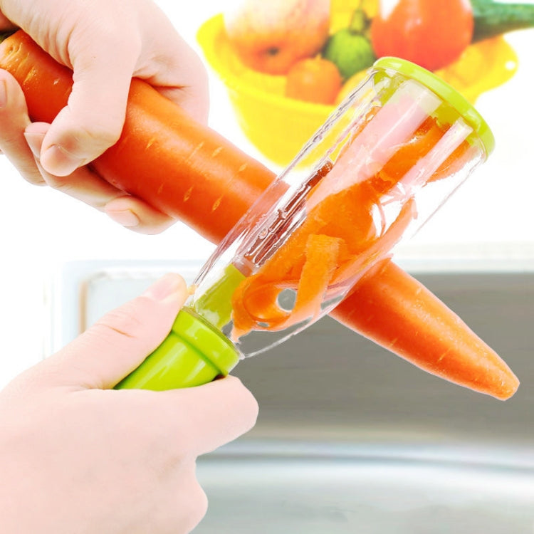 Couteau à éplucher de type rangement avec boîte de rangement, éplucheur multifonctionnel de fruits domestique, 4 pièces