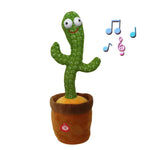 Cactus électrique dansant et chantant, poupée cadeau de Noël pour enfants, sans piles