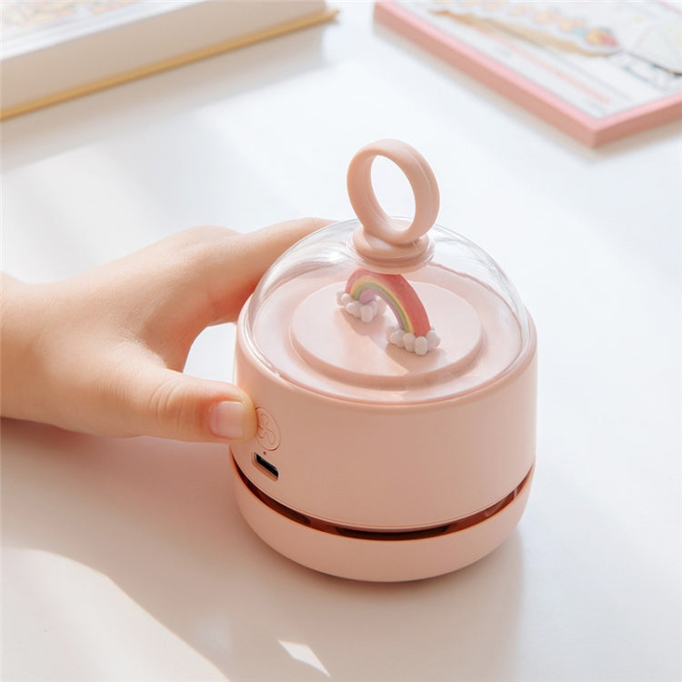 Mini aspirateur à main sans fil de bureau USB X1, blanc, rose, vert