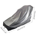 Housse de protection pour tapis de course d'extérieur, housse de protection solaire et anti-poussière pour vélo de spinning, 95x110x160cm