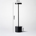 JB-TD003 Lampe de table en forme de I, décoration créative rétro pour salle à manger et bar, prise US, prise EU, prise UK, prise AU, USB