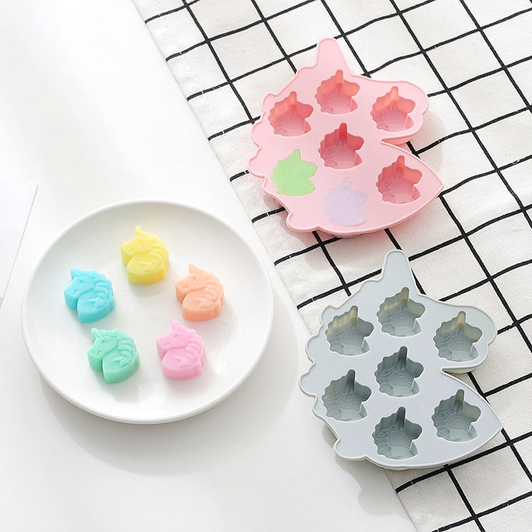 Moule en Silicone pour Gâteau Bonbon Chocolat Licorne Poney, Livraison de Couleur Aléatoire, Licorne Poney