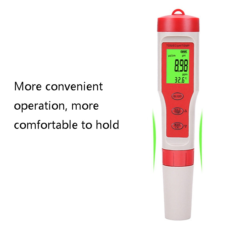 Testeur d'eau multifonction portable 4 en 1 PH/TDS/CE/TEMP, stylo testeur 4 en 1