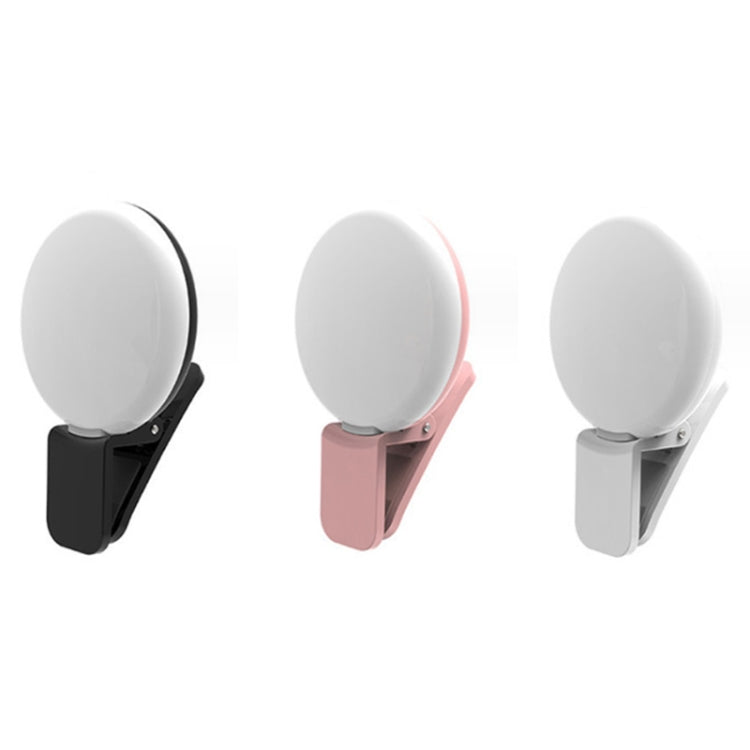 2 pièces lumière de remplissage pour téléphone portable, lumière LED pour photo selfie, blanc, rose, bleu, noir