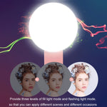 2 pièces lumière de remplissage pour téléphone portable, lumière LED pour photo selfie, blanc, rose, bleu, noir