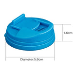 3 couvercles universels anti-fuite pour canettes, couvercles anti-éclaboussures à pousser, bleu, jaune, rouge