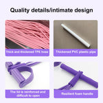 Équipement de fitness abdominal multifonction à quatre tubes avec corde élastique pour pédale, aide aux redressements assis, vert, violet, bleu, rouge, jaune