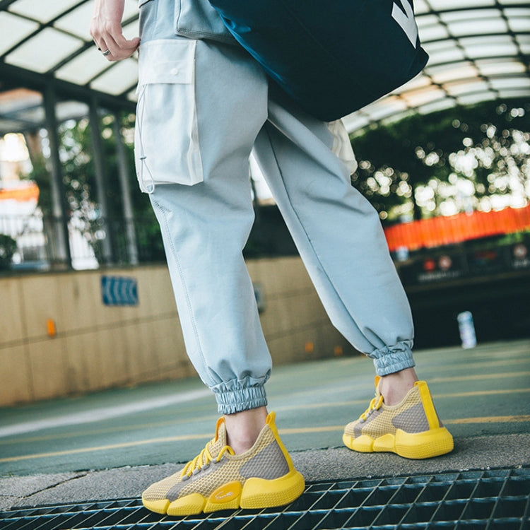 Chaussures de course respirantes de printemps pour couple, modèles étudiants, chaussures décontractées, chaussures de sport tissées volantes, 36, 37, 38, 39, 40, 41, 42, 43, 44
