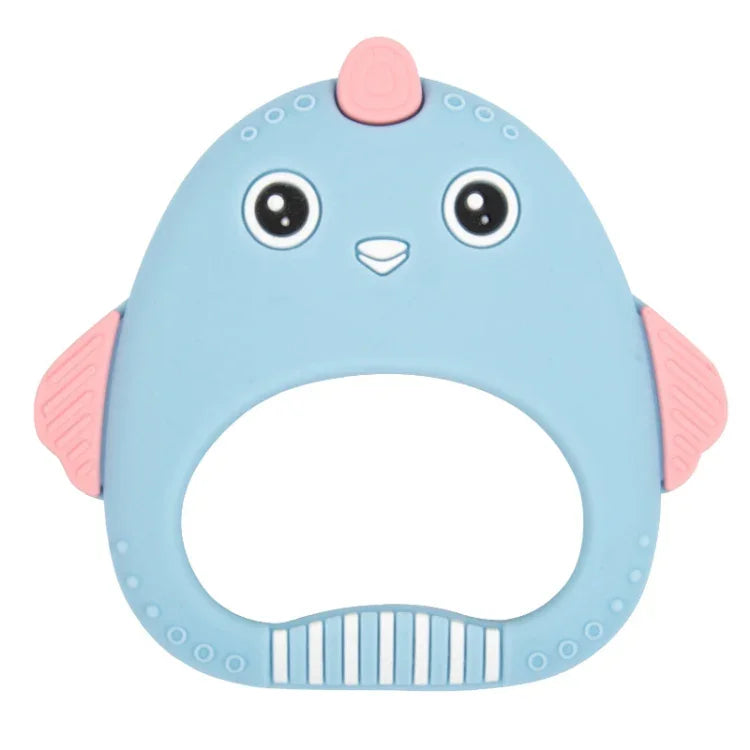 MJYJ019 Silicone Baby Teether Children Molar Stick Toy, Pink, Blue, Orange, Small Fish-Blue, Small Fish-Pink, Small Fish-Green, Fox-Blue, Fox-Pink, Fox-Green, Monkey-Pink, Monkey-Orange, Monkey-Coffee, Kitten-Coffee, Kitten-Blue, Kitten-Pink