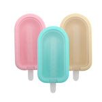 Ensemble de moules à sucettes glacées et à crème en silicone 3 en 1 pour l'été