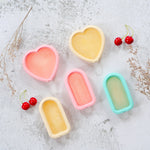 Ensemble de moules à sucettes glacées et à crème en silicone 3 en 1 pour l'été