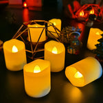 3 bougies LED électroniques pour décoration d'anniversaire, mariage, maison, porte-bougies, alimentées par piles, tailles : 7,5 x 10 cm, 7,5 x 12,5 cm, 7,5 x 15 cm, 7,5 x 17,5 cm, 7,5 x 20 cm
