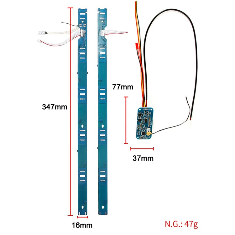 Carte BMS pour trottinette électrique + kit bande latérale pour Xiaomi Mijia M365 Pro, carte BMS + bande latérale