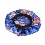 2 pièces de bonnet de nuit en satin pour femme, bonnet de nuit, couvre-chef en soie avec large bande élastique