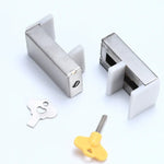 2 Loquets de sécurité pour fenêtre/porte en aluminium, protection enfant, butée antivol, clé hexagonale, clé à molette