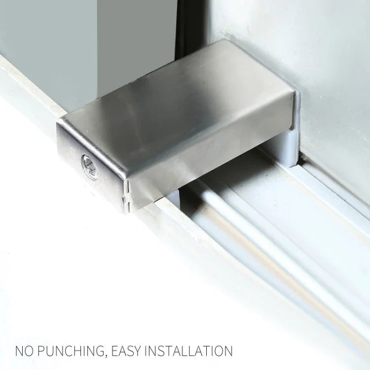 2 Loquets de sécurité pour fenêtre/porte en aluminium, protection enfant, butée antivol, clé hexagonale, clé à molette