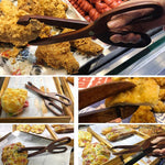 Pince alimentaire en bois Pince à barbecue ménagère de cuisine Pince à dessert pâtisserie pain, Pince phoebe, Pince ciseaux