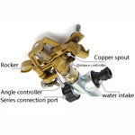 Rotating Lawn Sprinklers Zinc Alloy Gardens Agricultural Rocker Sprinklers, Rotating Lawn Sprinklers