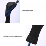 Housse de protection 3 en 1 pour clubs n°1 / n°3 / n°5, housse de tête de club de golf, HD-014 3 en 1 bleu, HD-014 3 en 1 noir, HD-014 3 en 1 rouge
