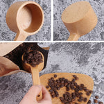 Cuillère en bois à long manche, cuillère à assaisonnement, cuillère à dessert, à café, à thé au lait ; petite cuillère à assaisonnement, cuillère à assaisonnement moyenne, grande cuillère à assaisonnement