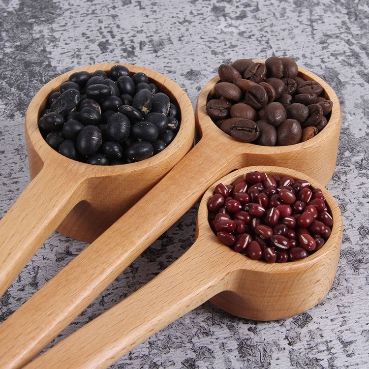 Cuillère en bois à long manche, cuillère à assaisonnement, cuillère à dessert, à café, à thé au lait ; petite cuillère à assaisonnement, cuillère à assaisonnement moyenne, grande cuillère à assaisonnement
