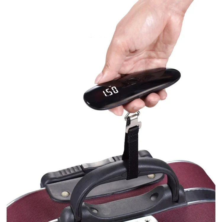 Pèse-bagages portable 50 kg/0,05 kg, pèse-colis express, balance électronique portable, 50 kg x 0,05 kg