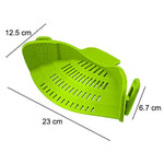 Passoire de cuisine en silicone à large ouverture pour égoutter les fruits et les nouilles, vert, rouge, gris foncé, noir, violet, orange