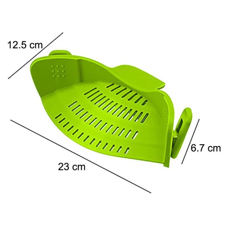 Passoire de cuisine en silicone à large ouverture pour égoutter les fruits et les nouilles, vert, rouge, gris foncé, noir, violet, orange