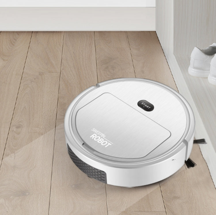 Robot de balayage automatique intelligent pour la maison, Spécification :, 3 en 1 (Noir), 3 en 1 (Blanc), Noir, Blanc