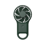 Mini ventilateur de poche portable rechargeable USB avec lumière 7 couleurs, Rose, Vert armée, Orange