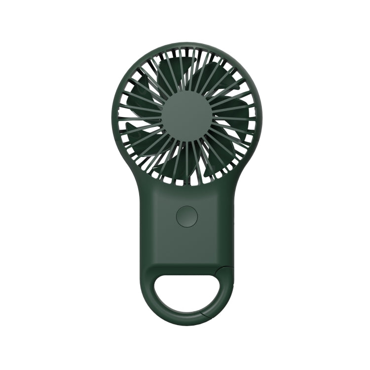Mini ventilateur de poche portable rechargeable USB avec lumière 7 couleurs, Rose, Vert armée, Orange
