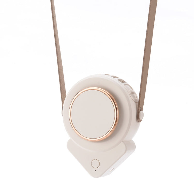 Ventilateur de cou suspendu USB paresseux H3 mini pour étudiant, ventilateur triangulaire sans pales extérieur, Blanc, Rose, Vert militaire