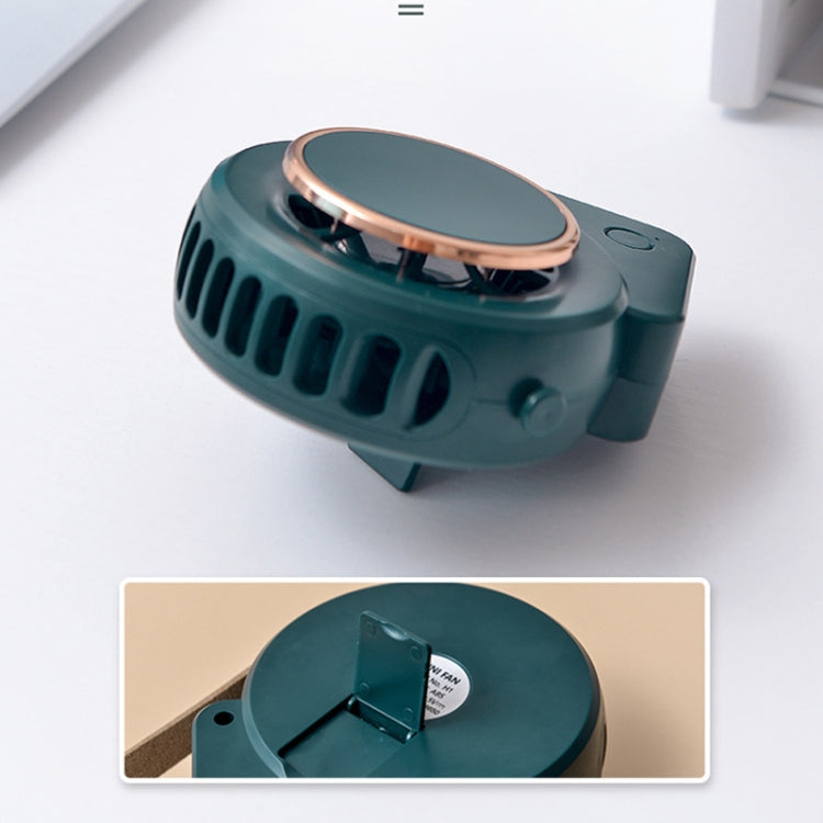 Ventilateur de cou suspendu USB paresseux H3 mini pour étudiant, ventilateur triangulaire sans pales extérieur, Blanc, Rose, Vert militaire