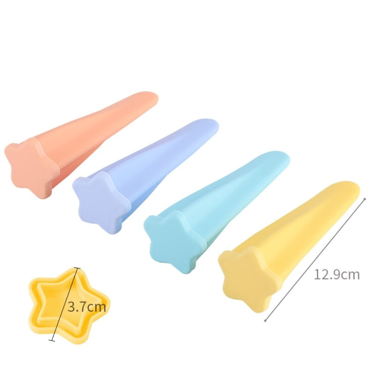 Lot de 2 moules à glace 4 en 1 en silicone alimentaire pour enfants, livraison de couleur aléatoire