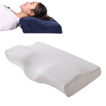 Oreiller cervical en mousse à mémoire en forme de papillon, à rebond lent, oreiller de soins de santé, 50x30x10x6cm, 62x34x12x6cm