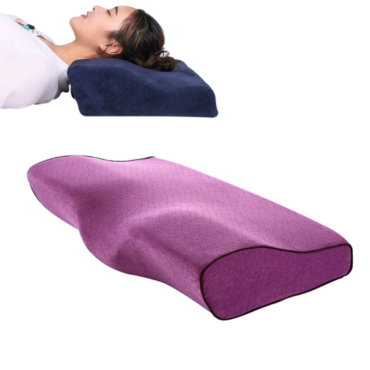Oreiller cervical en mousse à mémoire en forme de papillon, à rebond lent, oreiller de soins de santé, 50x30x10x6cm, 62x34x12x6cm
