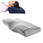 Oreiller cervical en mousse à mémoire en forme de papillon, à rebond lent, oreiller de soins de santé, 50x30x10x6cm, 62x34x12x6cm