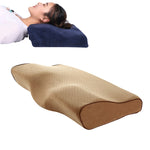 Oreiller cervical en mousse à mémoire en forme de papillon, à rebond lent, oreiller de soins de santé, 50x30x10x6cm, 62x34x12x6cm