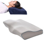 Oreiller cervical en mousse à mémoire en forme de papillon, à rebond lent, oreiller de soins de santé, 50x30x10x6cm, 62x34x12x6cm