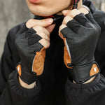 WEST BIKING YP0211196 Gants de moto/vélo anti-choc et antidérapants à demi-doigts pour l'équitation, S, M, L, XL