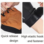 WEST BIKING YP0211196 Gants de moto/vélo anti-choc et antidérapants à demi-doigts pour l'équitation, S, M, L, XL