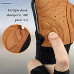 WEST BIKING YP0211196 Gants de moto/vélo anti-choc et antidérapants à demi-doigts pour l'équitation, S, M, L, XL